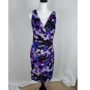 Lauren Ralph Lauren floral cap sleeve dress